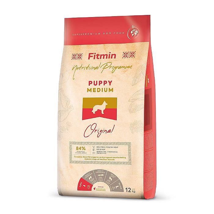 Fitmin Dog Medium Puppy 15kg kompletní krmivo pro psy