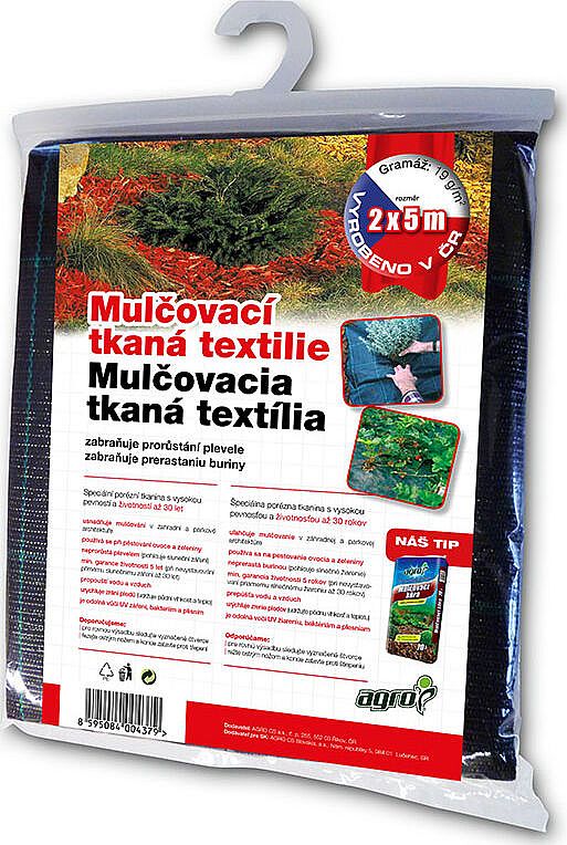 Textilie TKANÁ černá 2x5m Juta-AGRO 100g/m2