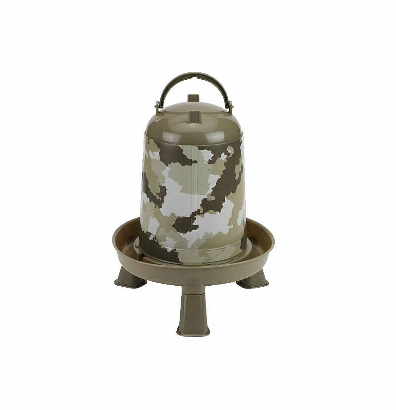 Gaun Napaječka pro drůbež 5 l 295x342mm camouflage s nohama / ECO CHICKEN DRINKER WITH LEGS CAMOUFLAGE 5 L 11857