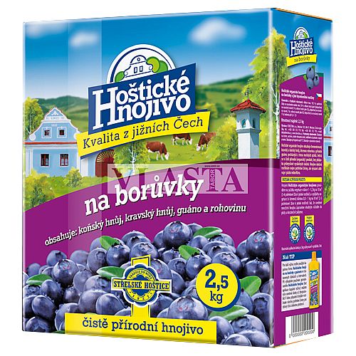 Hoštické hnojivo na borůvky 2,5kg