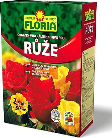 FLORIA Organo-minerální hnojivo na růže 2,5kg