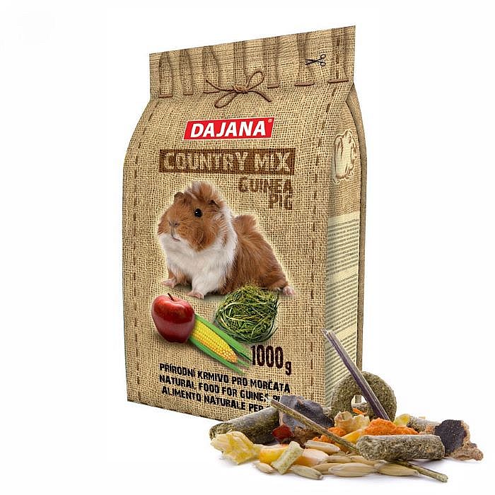 Country Mix Guinea Pig 1000g kompletní krmivo pro morče