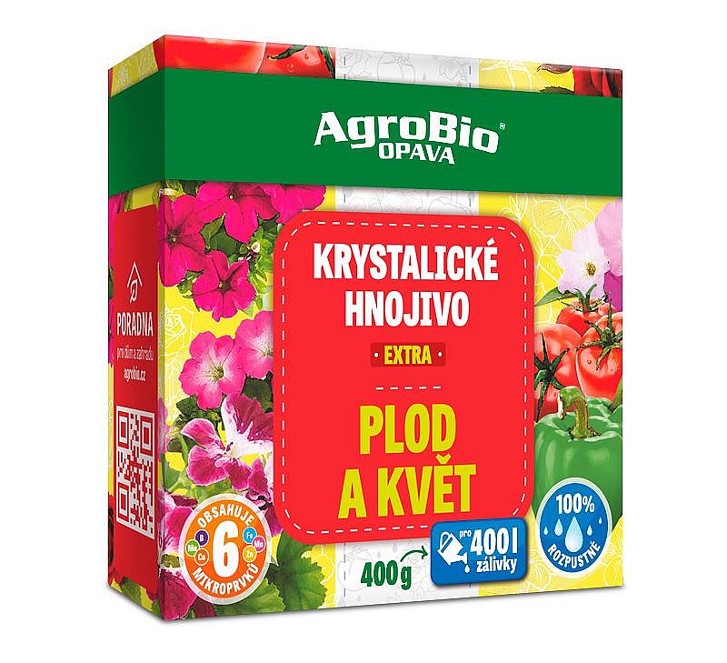 Agrobio Extra Plod a květ 400g krystalické