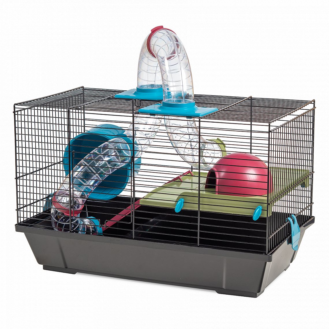 Gaun Klec pro křečka Voltrega 938 50,5x28x32cm černá / MICE CAGE 938 VOLTREGÁ 18075