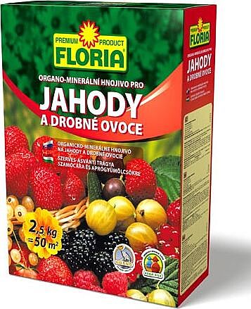 FLORIA Organo-minerální hnojivo na jahody a ovoce 2,5kg