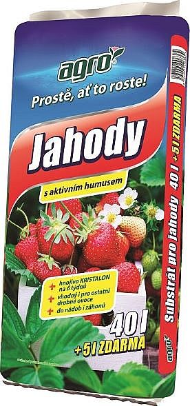 AGRO Substrát pro jahody 40+5 l