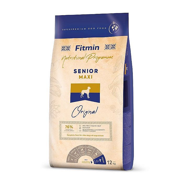 Fitmin Dog Maxi Senior 15kg kompletní krmivo pro psy