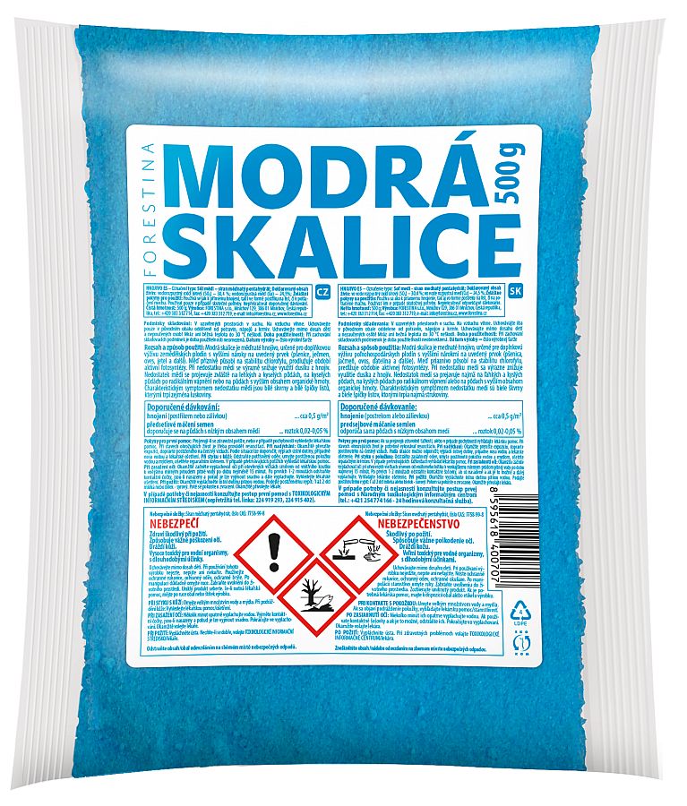 Modrá skalice 500g - Mineral