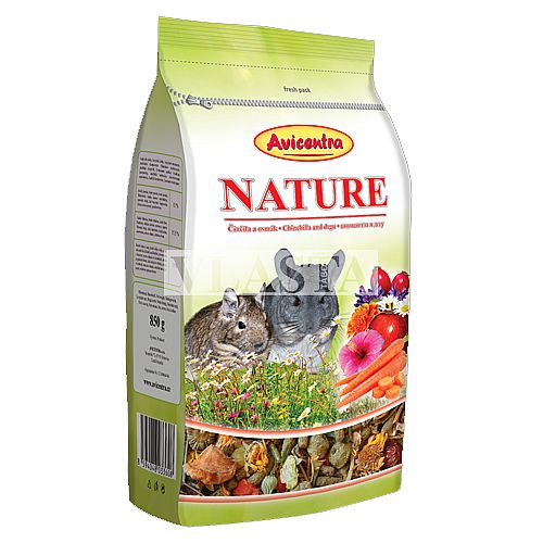 Avicentra Nature činčila+osmák 850g 778