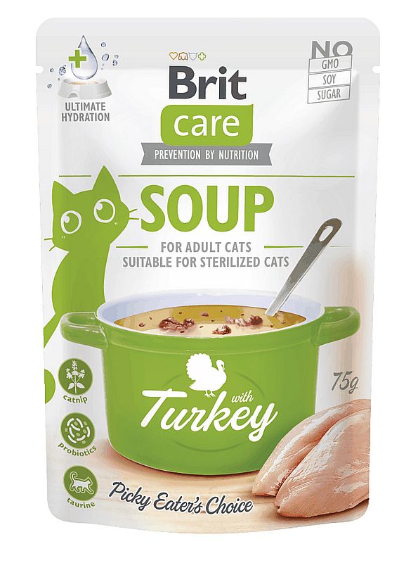 Brit Care Cat Soup with Turkey 75g