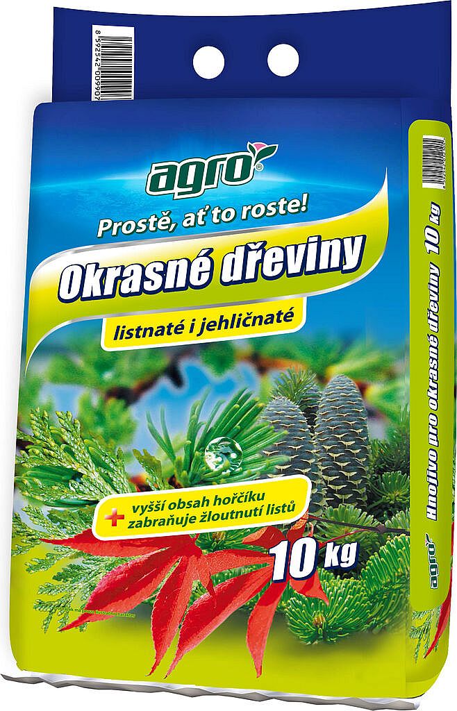 Hnojivo pro okrasné dřeviny 10kg AGRO