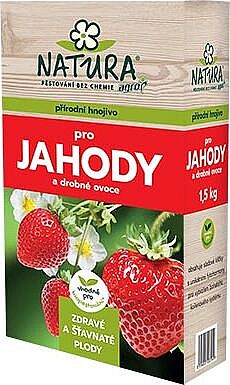 NATURA přírodní hnojivo na jahody a drobné ovoce 1,5kg