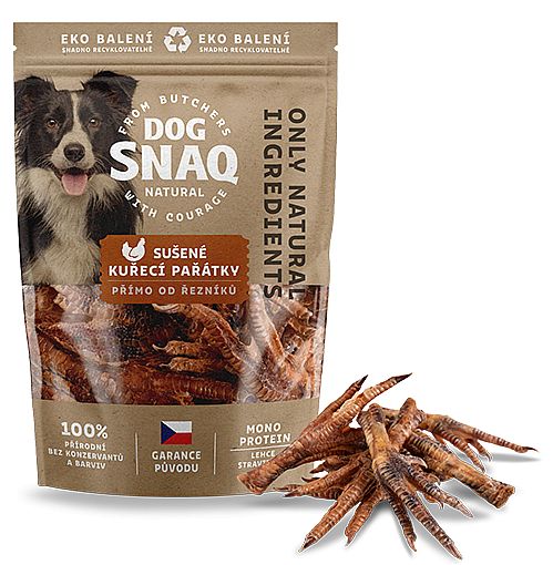 Dog Snaq kuřecí pařátky sušené 100g