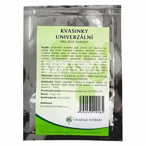 Kvasinky univerzální bílé BS12 10g/A