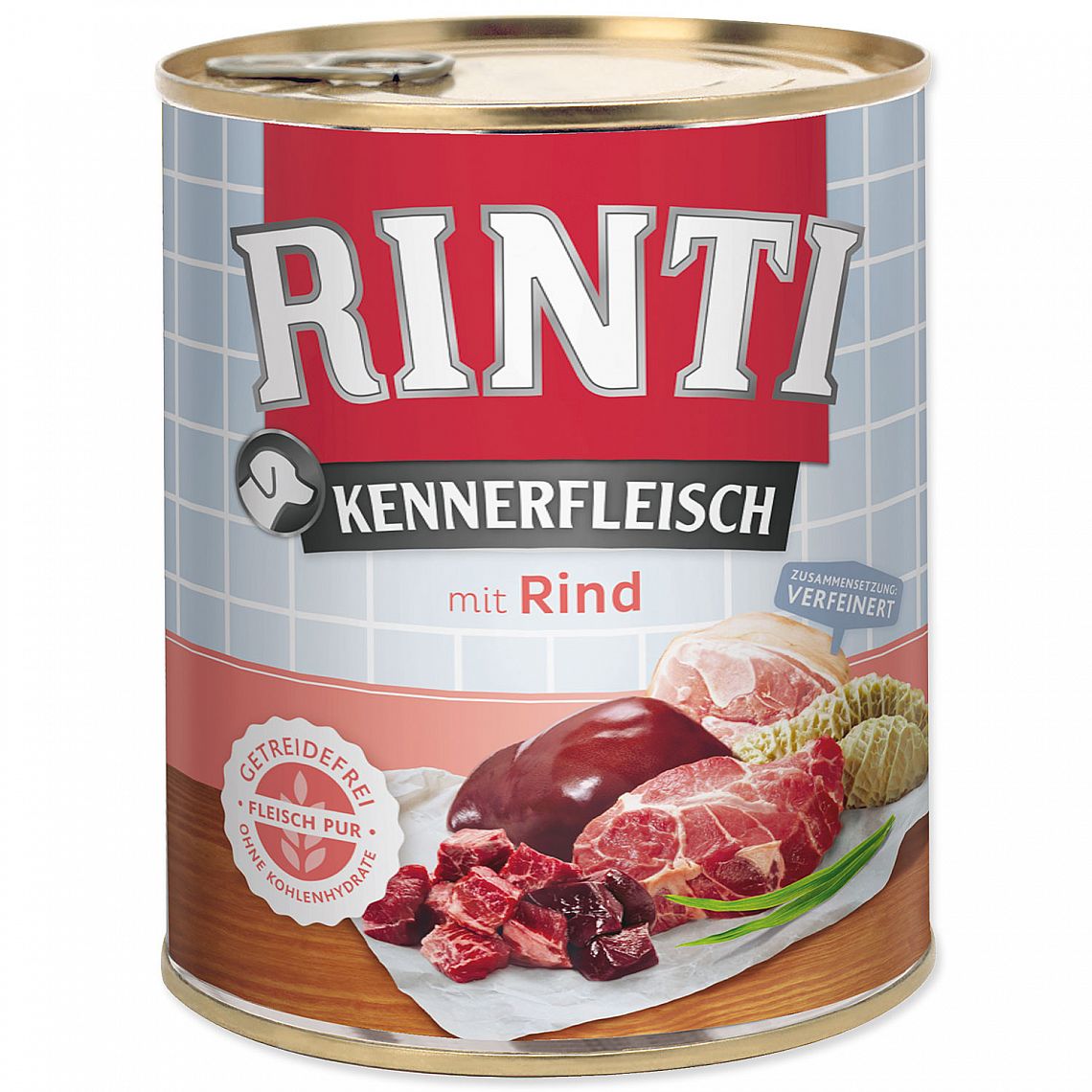 Konzerva Rinti Kennerfleisch 800g hovězí