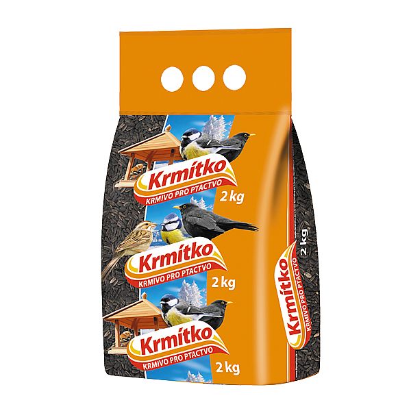 Slunečnice černá krmná 2kg Krmítko