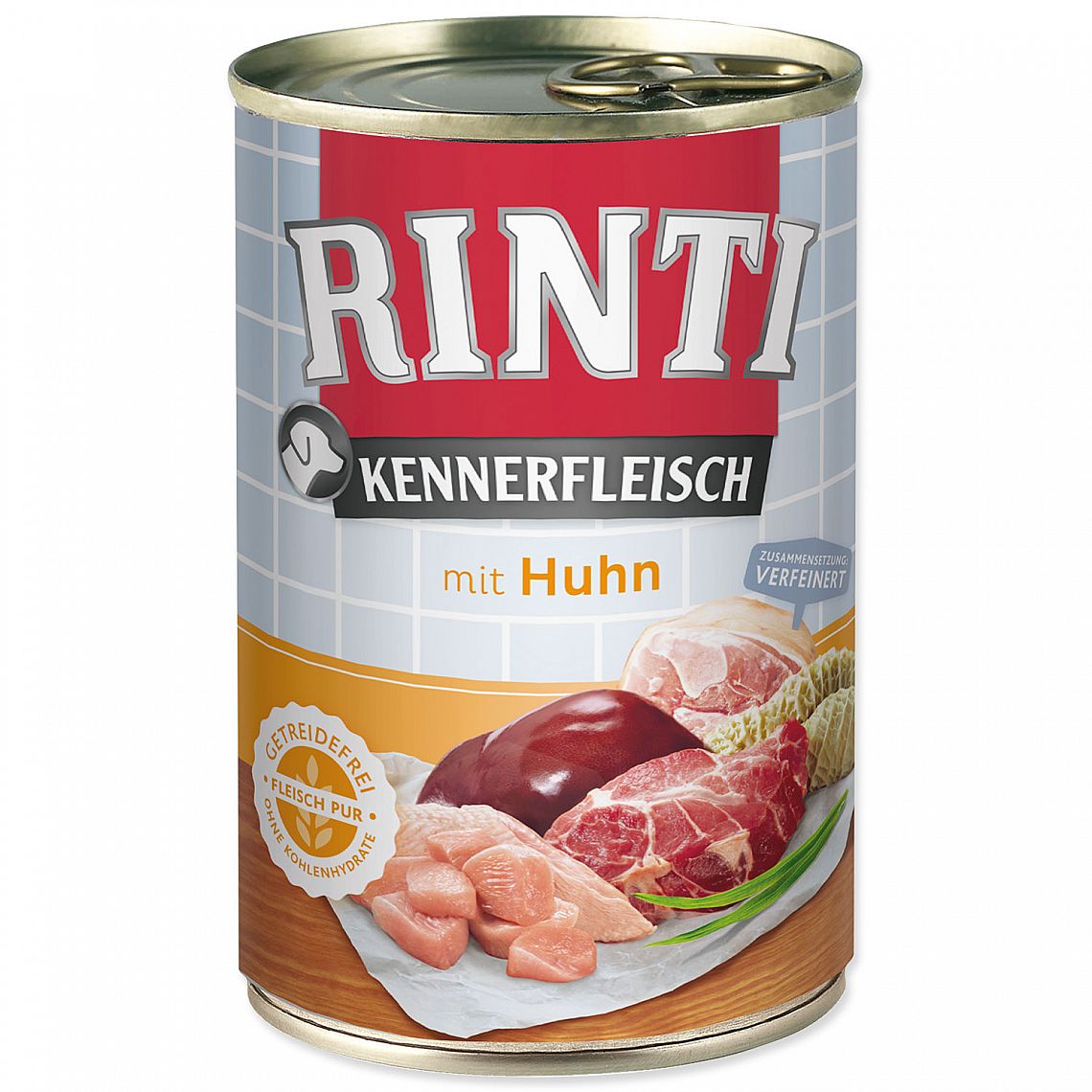 Konzerva Rinti Kennerfleisch 400g kuře