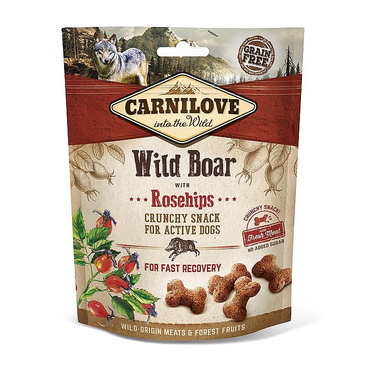 Carnilove Dog Crunchy Wild Boar With Rosehips With Fresh Meat 200g