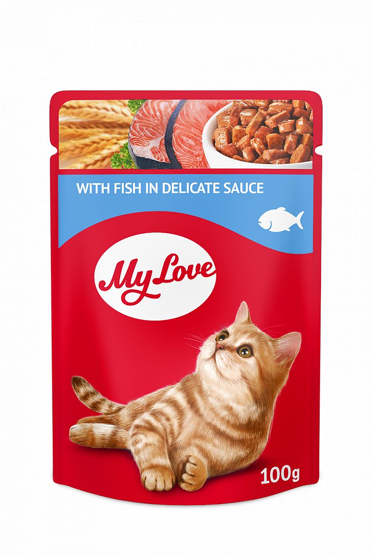 Kapsa MyLove Cat 100g with Fish in delicate sauce