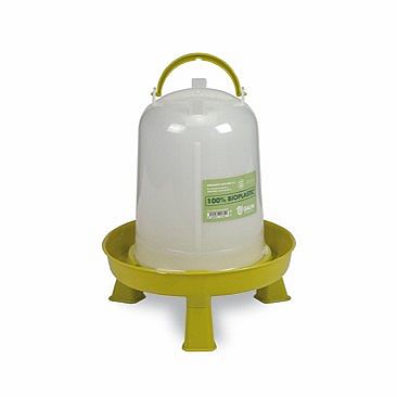 Gaun Napaječka pro drůbež 5 l 295x342mm plastová bílá se zelenou miskou s nohama BIO / BIO CHICKEN DRINKER WITH LEGS 5 L 11095