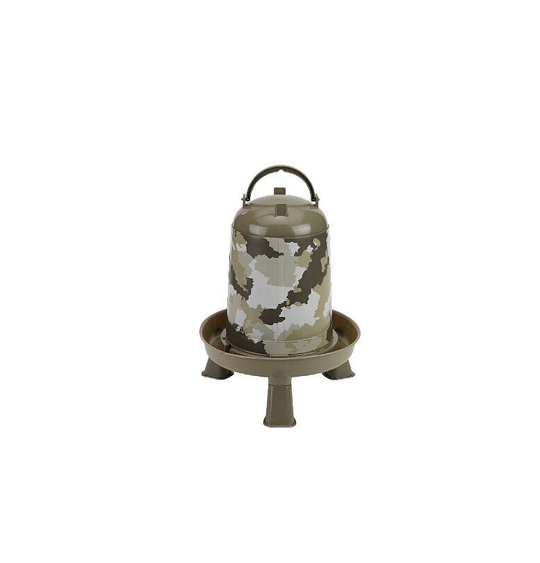 Gaun Napaječka pro drůbež 3 l 255x280mm camouflage s nohama / ECO CHICKEN DRINKER WITH LEGS CAMOUFLAGE 3 L 11854