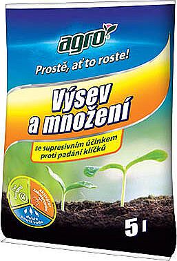 AGRO Substrát pro výsev a množení 5 l