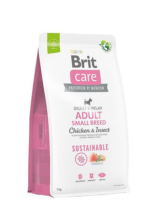 Brit Care Dog Sustainable Adult Small Breed 7kg Chicken & Insect