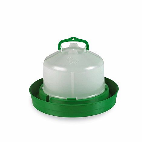 Gaun Napaječka PREMIUM 5 l 322x208mm plastová bílá se zelenou miskou se zátkou ECO / PREMIUM DRINKER WITH PLUG GREEN 5 L 11060