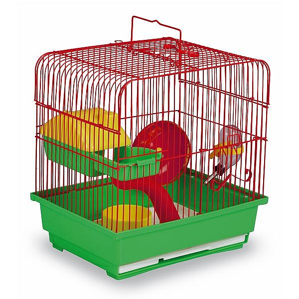 Klec hranatá pro křečky HAMSTER 30x23x31cm/ HAMSTER CAGE NO.2 38300