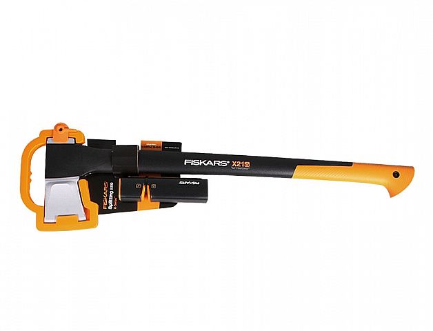 Set FISKARS sekera X21+ostřič Xsharp 129047