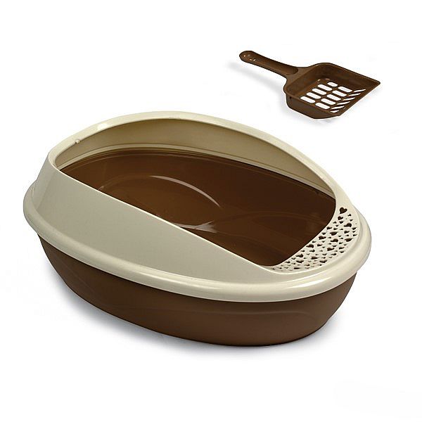 Záchod / toaleta / WC pro kočky Oval 50x37x18,3mm / OVAL CAT LITTER TRAY 70870