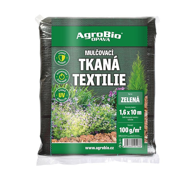 Textilie TKANÁ zelená 1,6x10m Agrobio 100g/m2