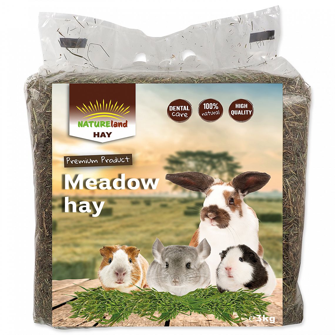 Seno Nature Land Hay z horský luk 3 kg