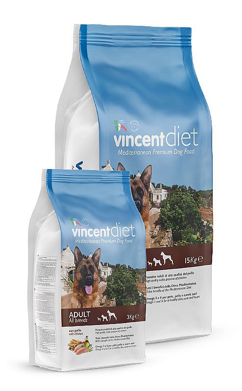 Vincent DIET Adult with Chicken 15kg