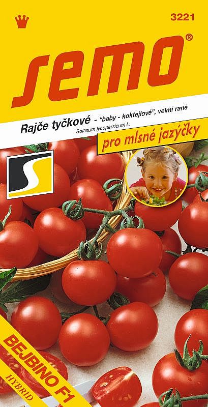 Rajče tyč. BEJBINO F1 koktejlové, přímý konzum