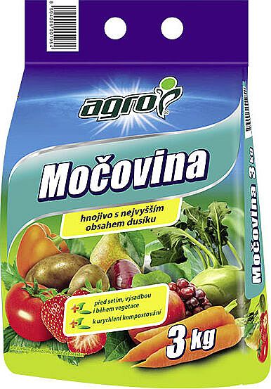 Močovina 3kg AGRO dusík na podzimní a brzké jarní hnojení