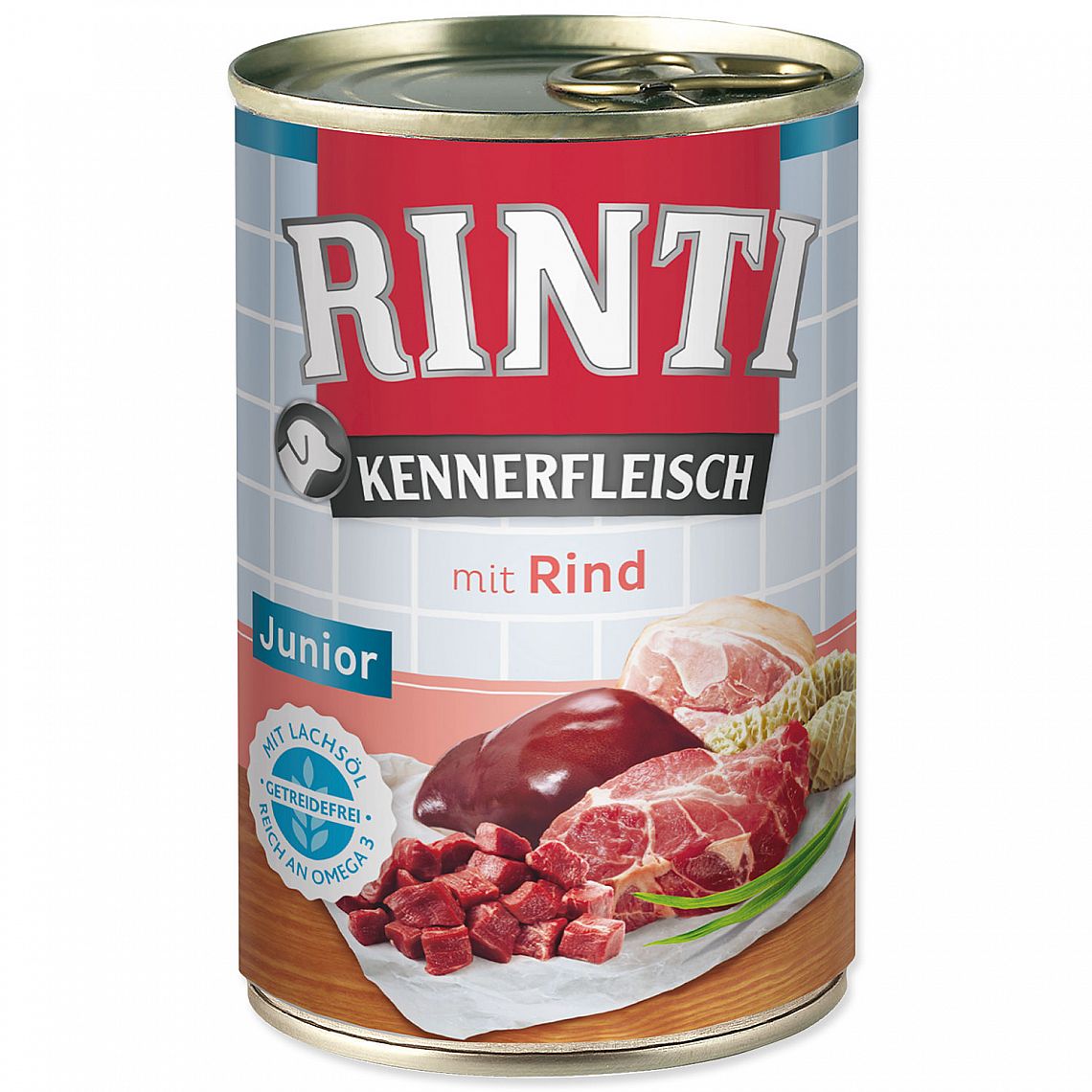 Konzerva Rinti Kennerfleisch 400g Junior hovězí