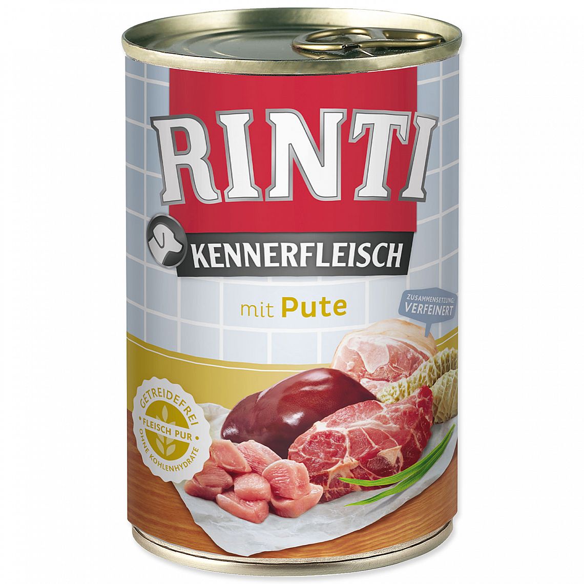 Konzerva Rinti Kennerfleisch 400g krůta