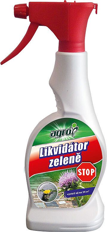 STOP Likvidátor zeleně 0,5 l AGRO k hubení všeho zeleného na nezemědělské půdě