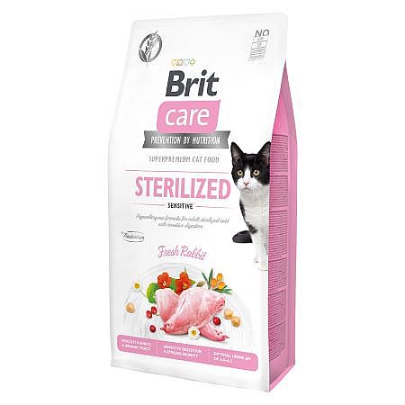 Brit Care Cat Grain Free Sterilised Sensitive Rabbit 7kg