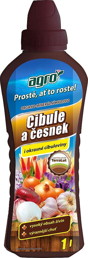 Kapalné hnojivo organo-minerální na cibuli a česnek 1 l AGRO