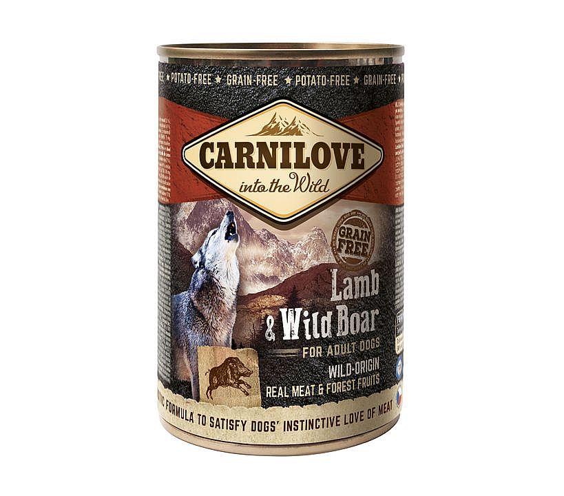 Konzerva Carnilove Can Dog 400g Wild Meat Lamb & Wild Boar