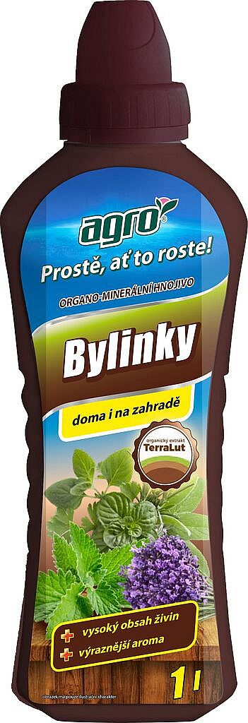 Kapalné hnojivo organo-minerální na bylinky 1 l AGRO