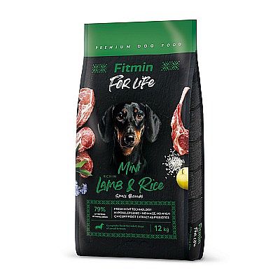 Fitmin For Life Dog Adult Mini Lamb & Rice 12kg