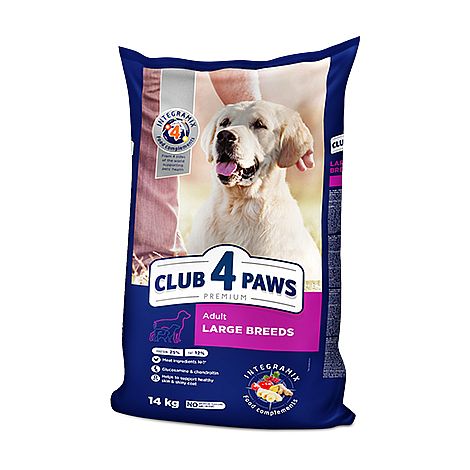 Club4Paws Dog Premium Adult Large Breeds 14kg Chicken