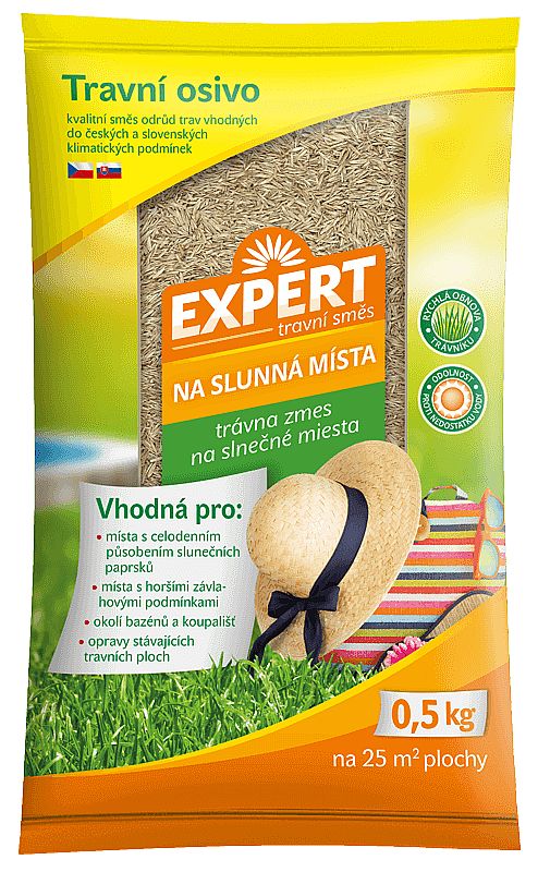 Travní směs Forestina Expert na slunná místa 0,5kg