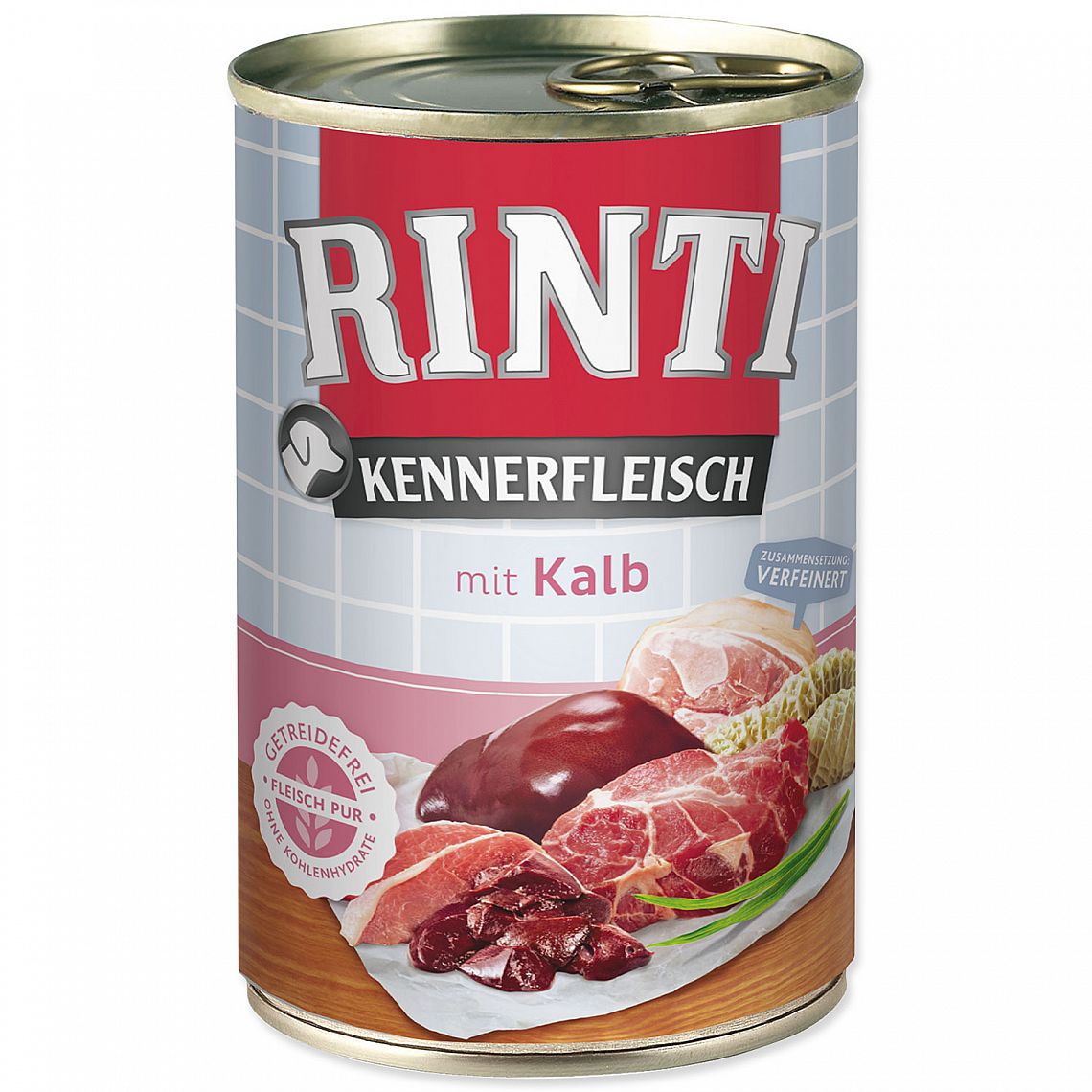 Konzerva Rinti Kennerfleisch 400g telecí