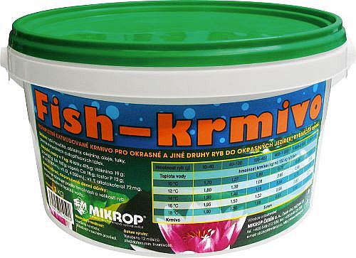 Mikrop Krmivo Fish pro bazénové rybky 1,5kg