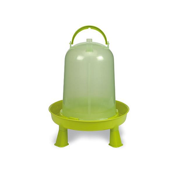 Gaun Napaječka pro drůbež 8 l 335x380mm plastová zelená s nohama ECO / CHICKEN DRINKER WITH LEGS GREEN LEMON 8 L 10948