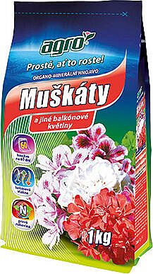 AGRO Organo-minerální hnojivo muškát 1kg